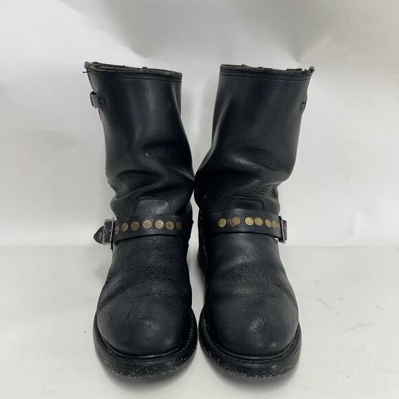 Vintage Riveted Engineer Boots Made in USA Style 7800 main image 15